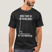 T-shirt What Part Of Math Teacher Mathematician Engineer (Devant)