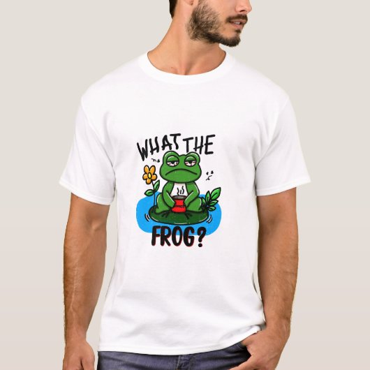 T-shirt What the frog? (Devant)
