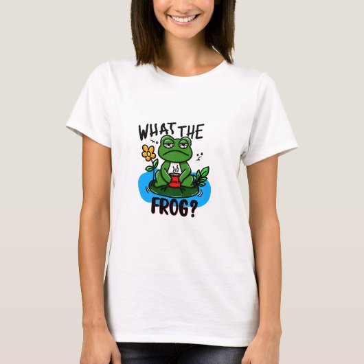 T-shirt What the frog? (Devant)