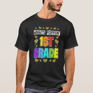 T-shirt Whats Poppin 1ère année Heart Fidget Pop It First