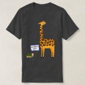 T-shirt Whats Up Funny Turtle Giraffe (Design devant)