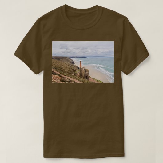 T-shirt Wheal Coates Towanroath Shaft Engine House St Agne (Design devant)