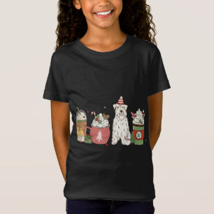 T-Shirt Wheaten Terrier Café Hiver Noël Chien Maman Ho