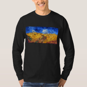 T-shirt Wheatfield avec des corneilles, Van Gogh