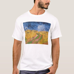 T-shirt Wheatfield de Vincent van Gogh   avec des