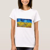 T-shirt Wheatfield with Crows, Van Gogh (Devant)