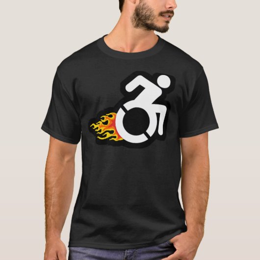 T-SHIRT WHEELCHAIR HOTROD! (Devant)
