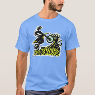 T-shirt Wheelie Motocross Dirt Bike Rider Supermoto Enduro
