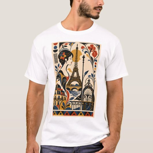 T-shirt When Paris Blossomed (Devant)