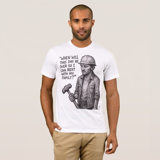 T-shirt When Will This Day Be Over? (Devant entier)