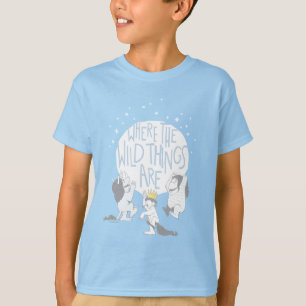 T-shirt Where The Wild Things Are   Moon & Stars