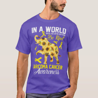 T-shirt Where You Can Be Anything Be Kind Bone Cancer Awar