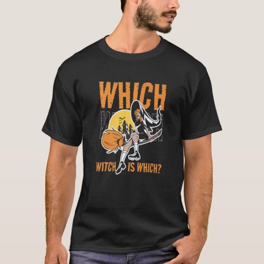 T-shirt Which Witch Is Which Trick Or Treat Witch Hallowee (Devant)