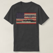 T-shirt Whidbey Island LSD41 Débarquement quai navire Vint (Design devant)