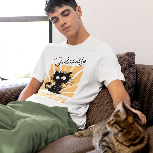 T-shirt Whimsical chat drôle et amoureux des chats moderne