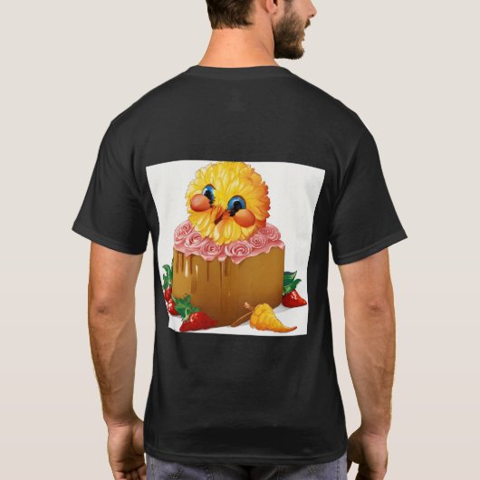 T-shirt Whimsical Cupcake Wings Tee (Dos)