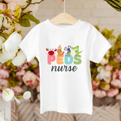 T-shirt Whimsical Cute animaux design pour les infirmières