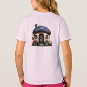T-shirt Whimsical Enchanted Fairy Cottage Art (Dos)