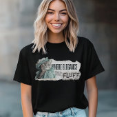 T-shirt Whimsical et élégant chat avec typographie ludique