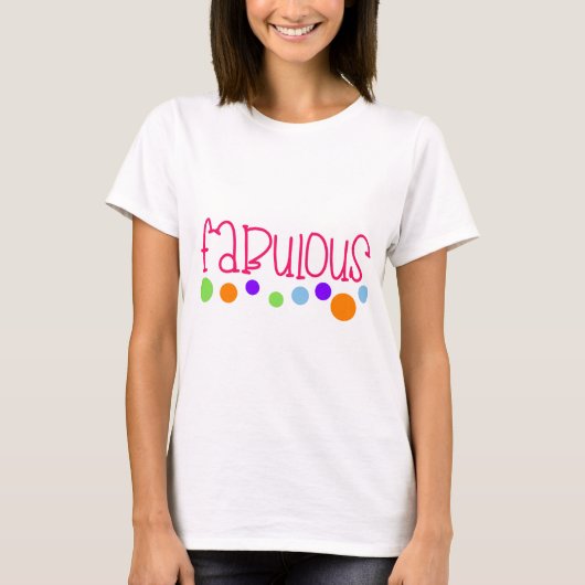 T-shirt Whimsical Fabulous Design (Devant)