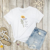 T-shirt Whimsical Flower & Enjoy The Little Things