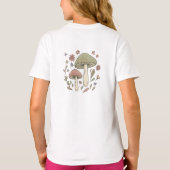 T-shirt Whimsical Fungi Botanical Graphic Cute (Dos)