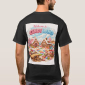 T-shirt Whimsical Gingerbread Candy Land (Dos)