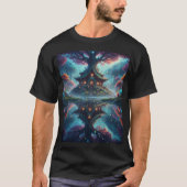 T-shirt Whimsical Treehouse Reflections (Devant)