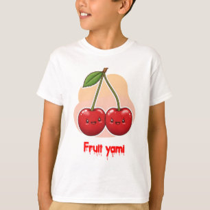 T-shirt Whimsical Yami Fruit Cherries - mignonne amitié!