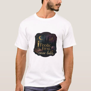 T-shirt Whimsigoth Imaginaire Forêts mystiques, lunes et m