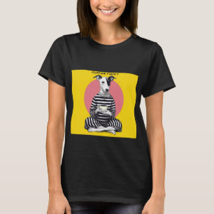 T-shirt Whippet Coffee Time – Chien Rétro Excentrique