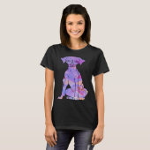 T-shirt Whippet Coloré (Devant entier)
