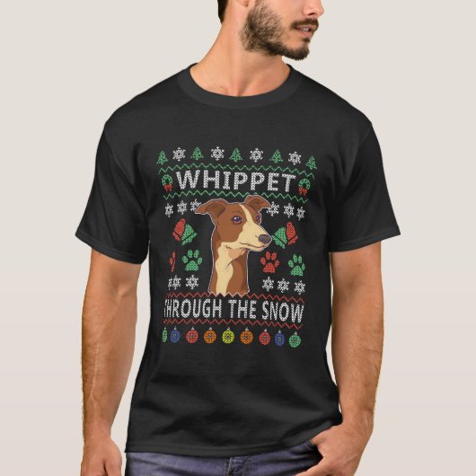 T-shirt Whippet Gros Chiens Greyhound Idées Cadeaux Pour N (Devant)