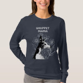 T-shirt Whippet MAMA (Devant)