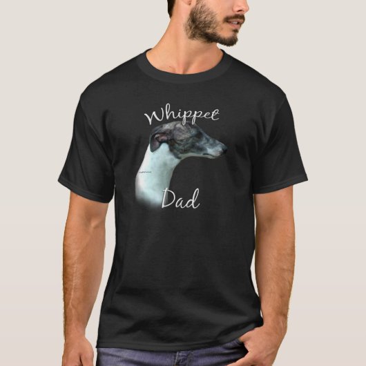T-shirt Whippet Papa 2 (Devant)