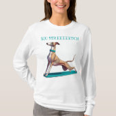 T-shirt Whippet yoga (Devant)