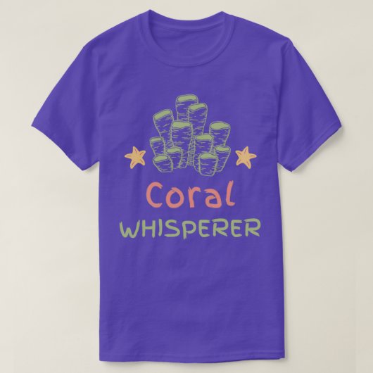 T-shirt Whirer de corail cool drôle aquarium cuisinier (Design devant)