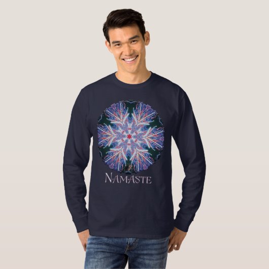 T-shirt Whisker Namaste Kaleidoscope (Devant entier)