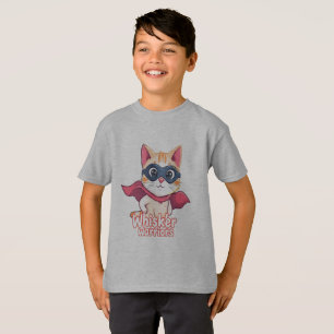 T-shirt Whisker Warriors - Pastel Hero Cat