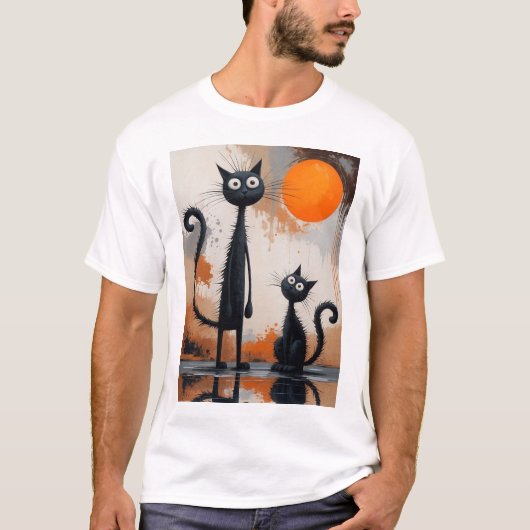 T-shirt Whiskers de minuit (Devant)