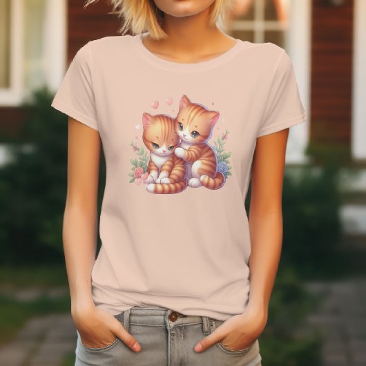 T-shirt Whiskers et chats adorables de charme