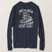 T-shirt Whiskers, le chat d'aventure sans peur - Manche lo (Design dos)