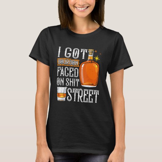 T-shirt Whiskey and Bourbon Funny Drinking Party New Orlea (Devant)