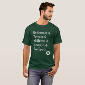 T-shirt Whiskey Brands de distillateurs irlandais (Devant entier)