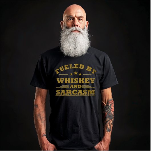 T-shirt Whiskey cite d'amusants propos d'alcool
