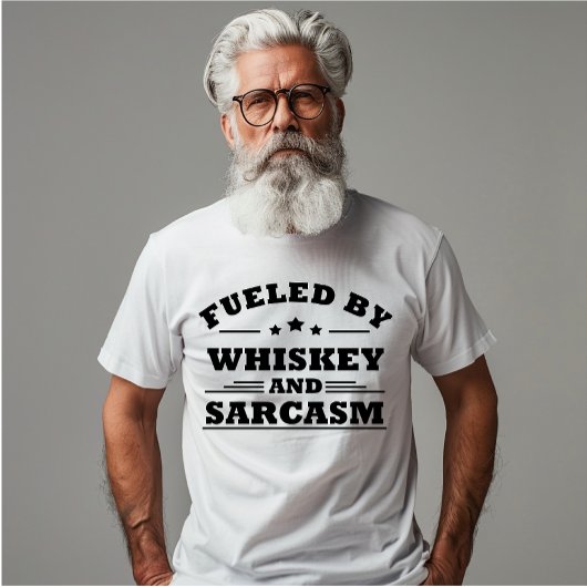 T-shirt Whiskey cite d'amusants propos d'alcool