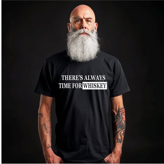 T-shirt Whiskey cite d'étranges paroles d'alcool