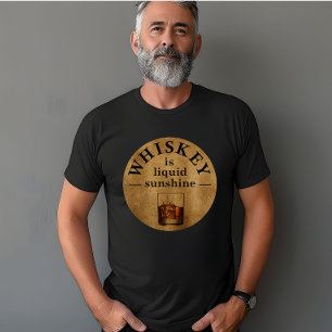 T-shirt Whiskey cite d'étranges paroles d'alcool