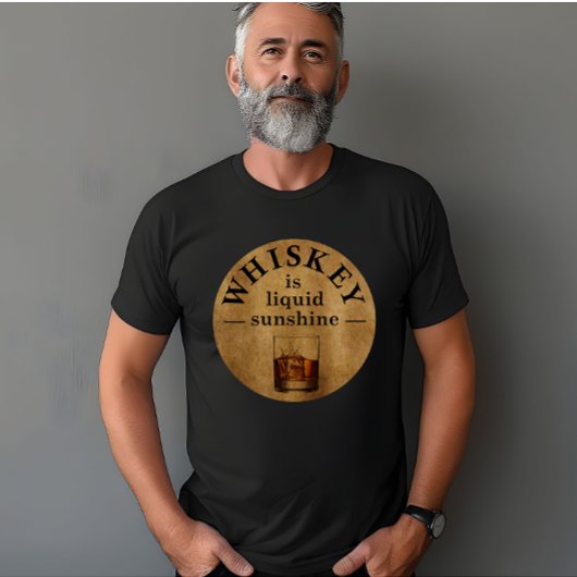 T-shirt Whiskey cite d'étranges paroles d'alcool