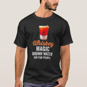 T-shirt Whiskey Définition Eau Brune Magique Pour Les Gens